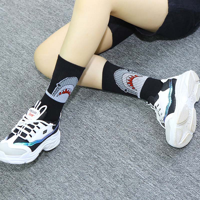 Fashion shark Hip Hop socks