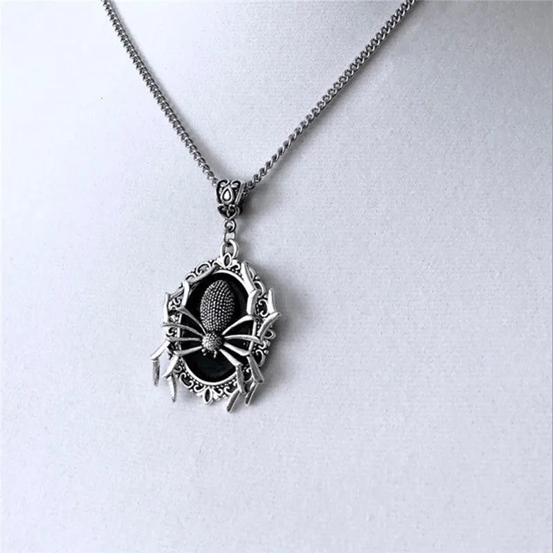 Gothic Spider Necklace