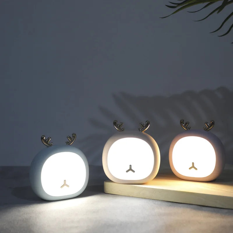 Cute Bunny and Deer LED Lamps