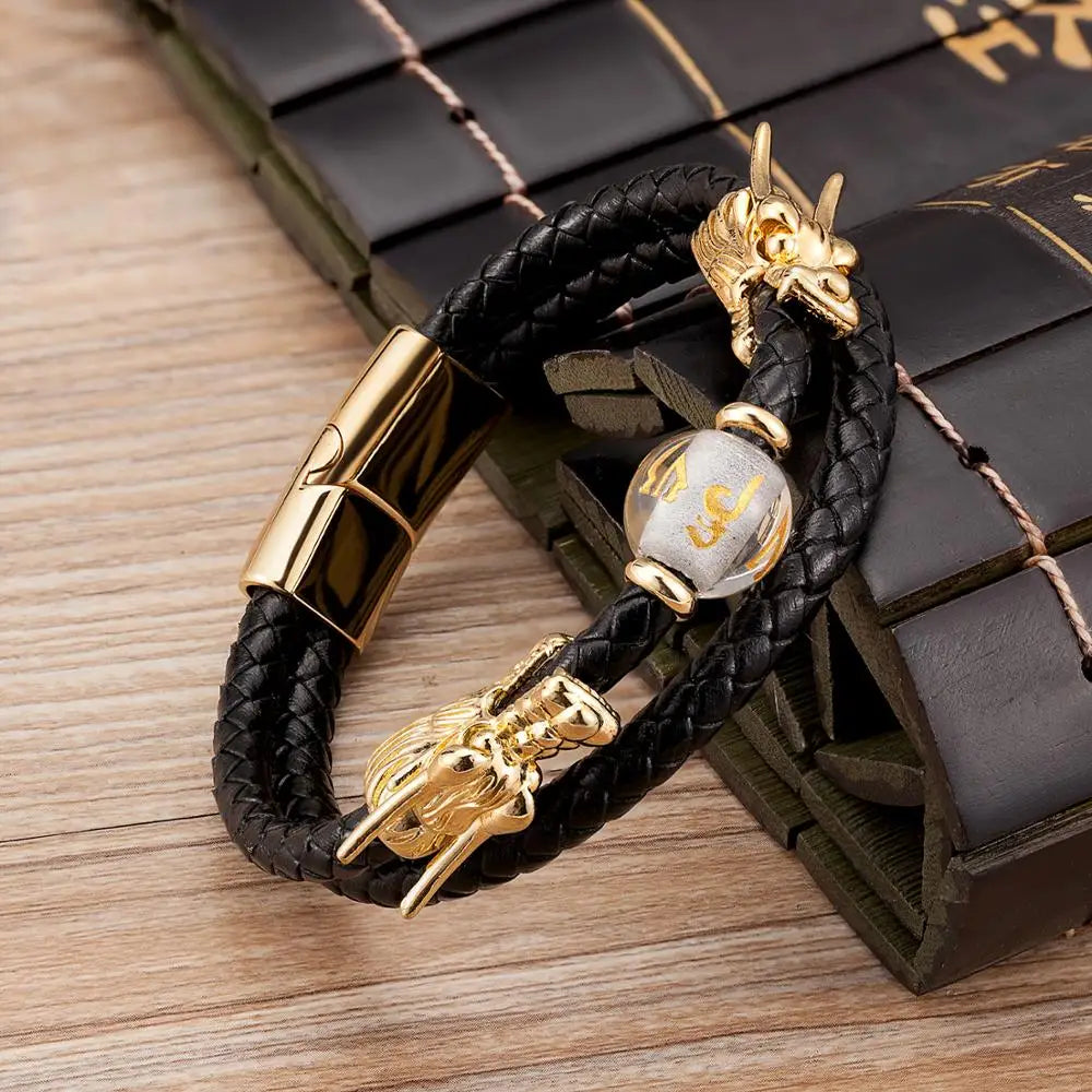 Amazing Dragon Leather Bracelets