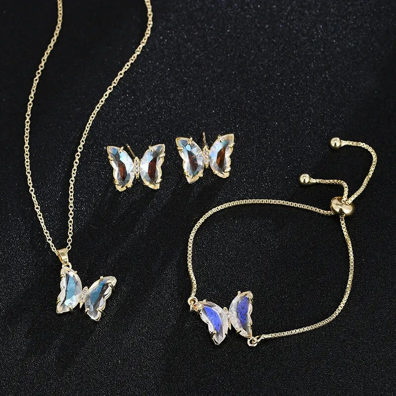 Luxury Butterfly Accessories Set