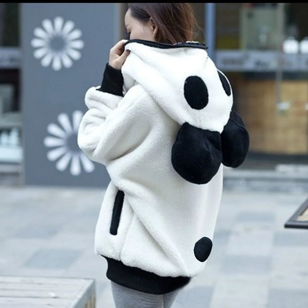 Cute Panda fur Coat