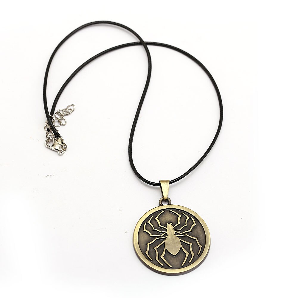 Unique Spider Logo  Necklace