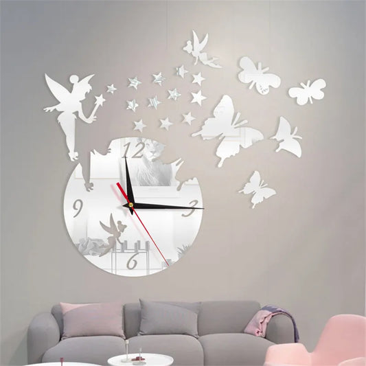 Luxury Butterfly Wall Clock