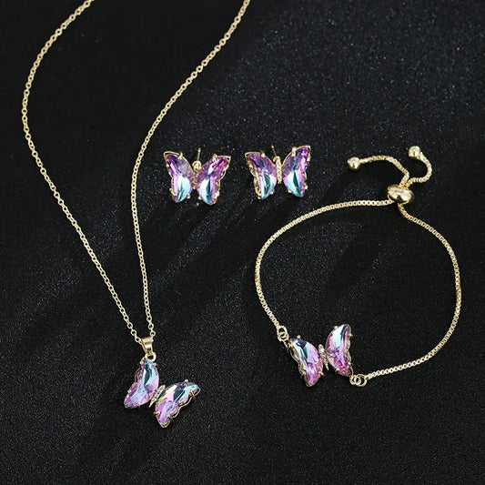 Luxury Butterfly Accessories Set