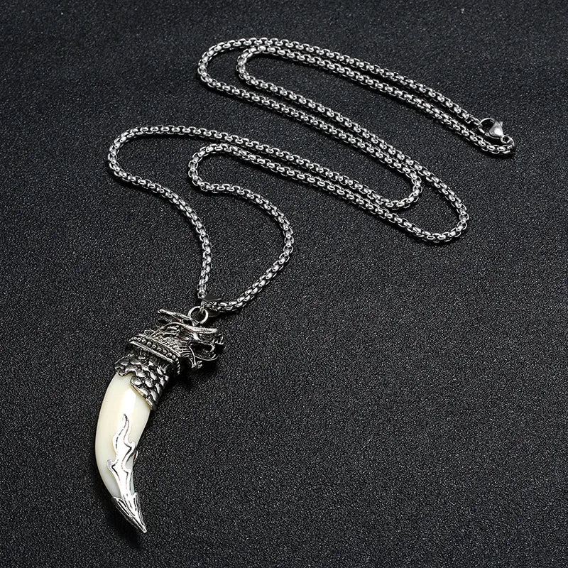 Amazing Wolf Tooth  Necklace