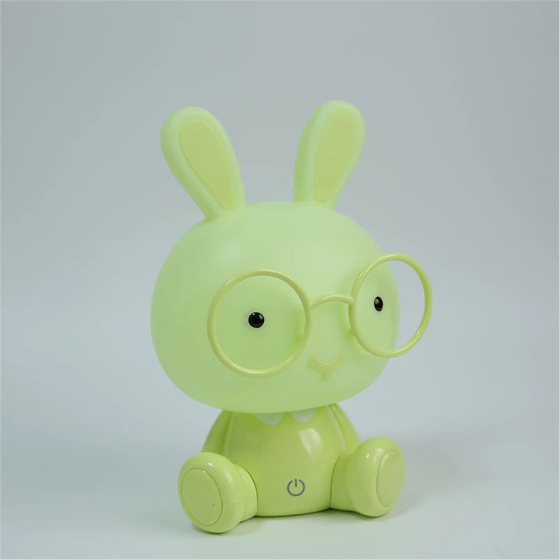 Cute  Bunny with Glasses Night Lamp