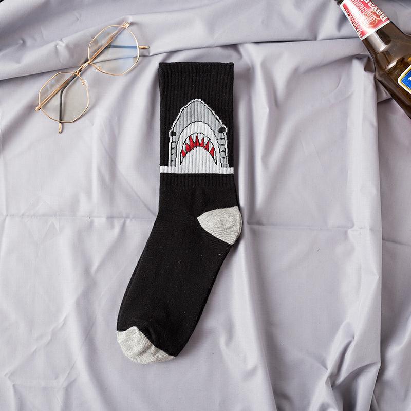 Fashion shark Hip Hop socks