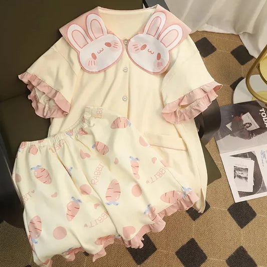 Cute Bunny Pajamas Sets