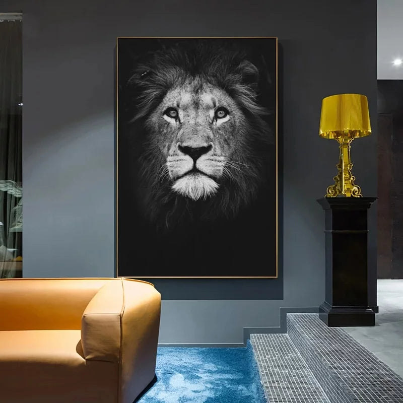 Gorgeous Lion Canvas - animalchanel