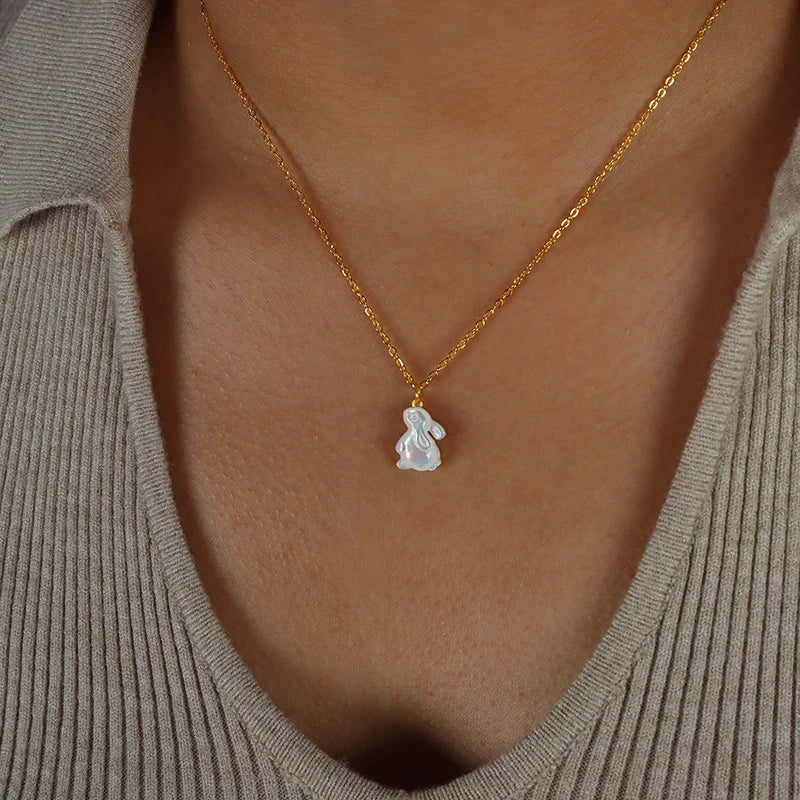 Simple Rabbit Necklace