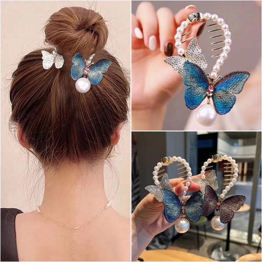 Luxury Butterfly Hair Clips