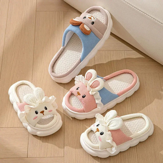 Cute Rabbit Indoor Slippers