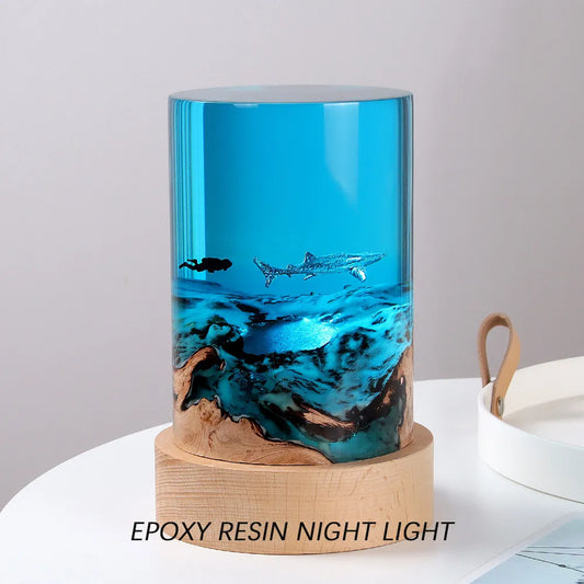 Amazing Shark Cylinder Night Light