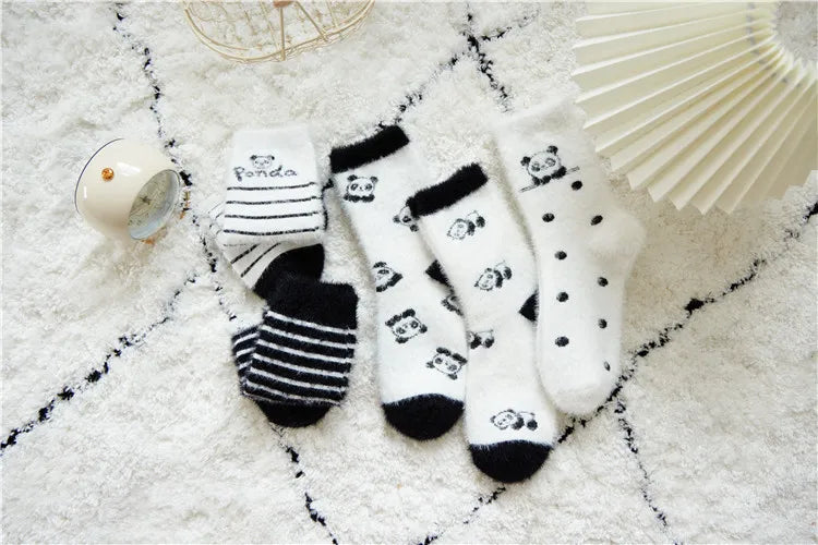 Cute Warm Panda Socks