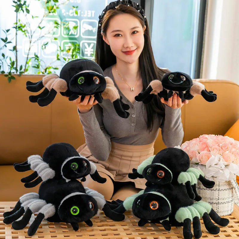 Adorable Black Spider Plush