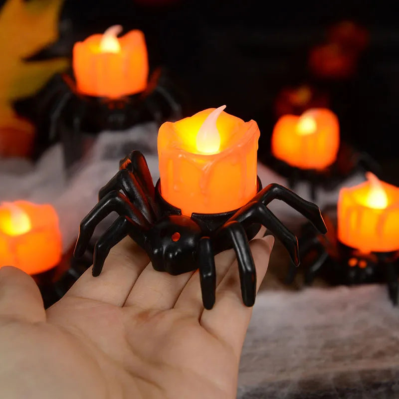 Amazing Spider Candle Light Plastic