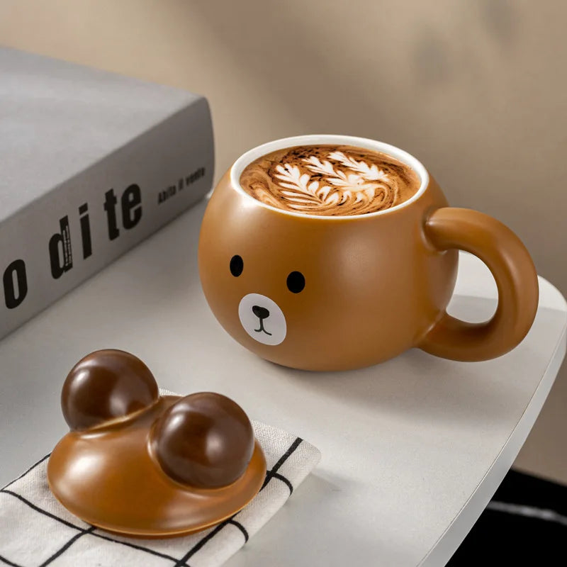 Cute Panda & bear Ceramic Mug