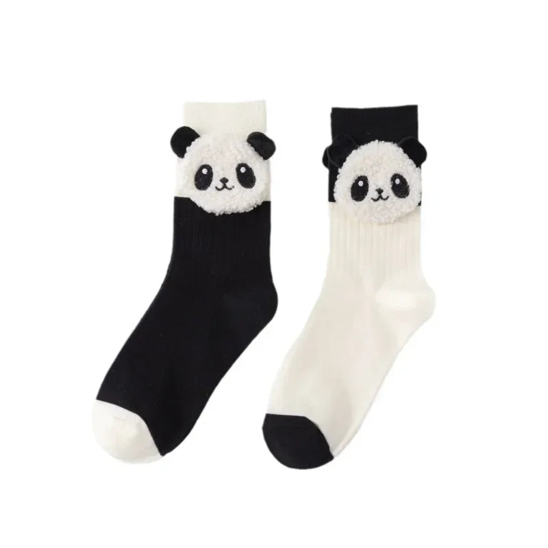 Pure Cotton Cute Panda Socks