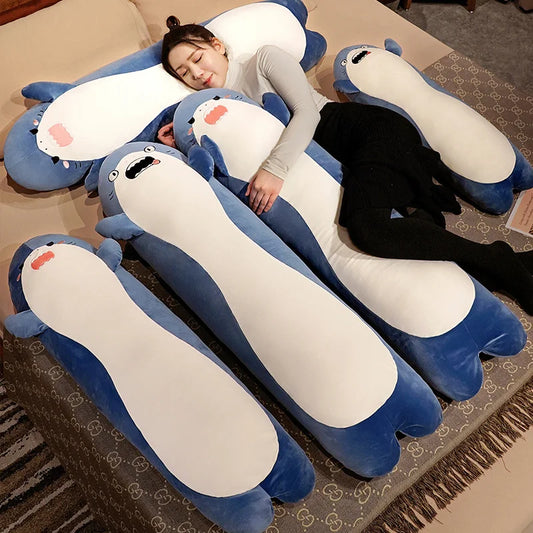 Cute  Long Shark Plush Pillow