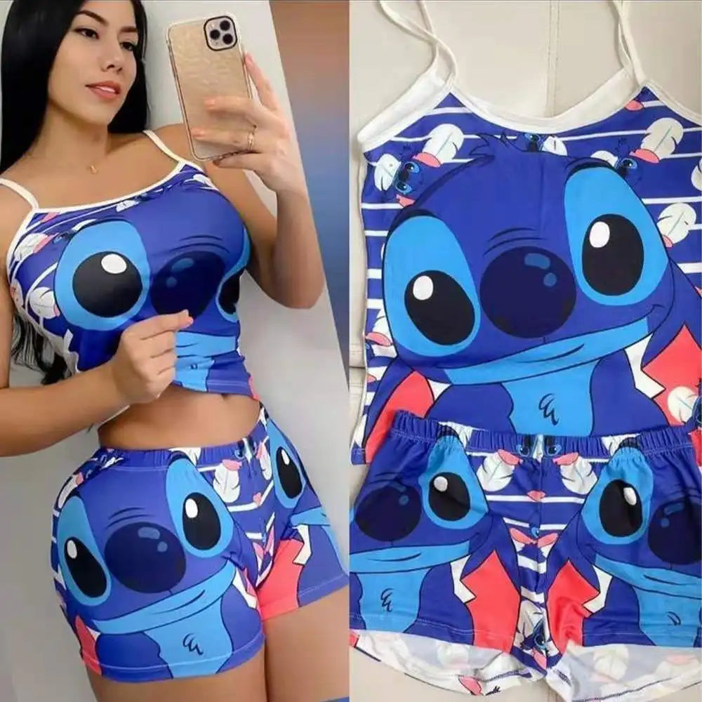 Cute Stitch Pajamas Set