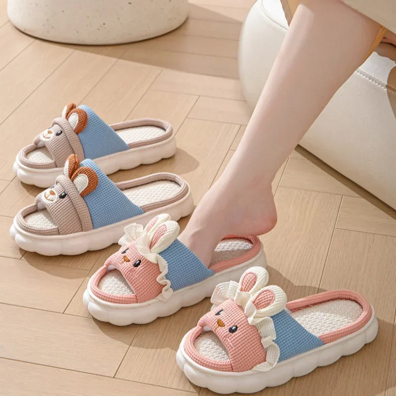 Cute Rabbit Indoor Slippers