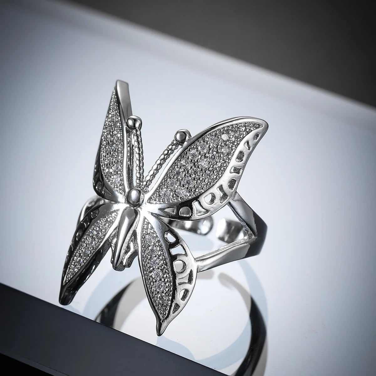 Luxury Butterfly Rings