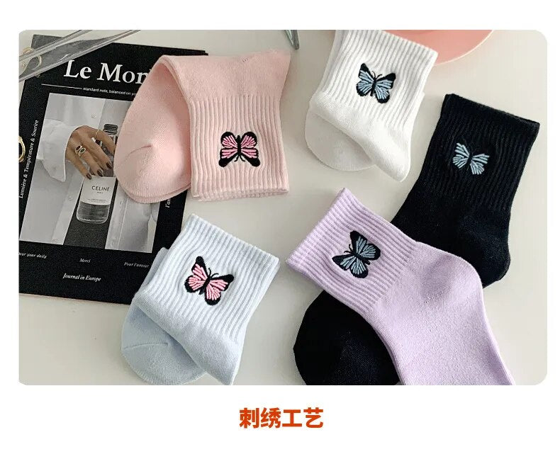 Cute Butterfly Socks