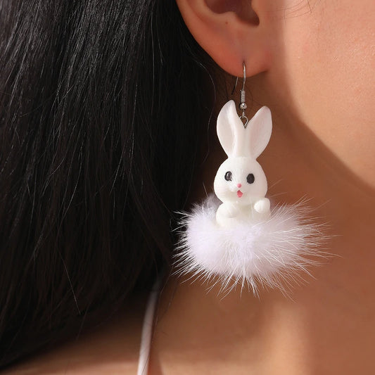 Funny Rabbit Earring