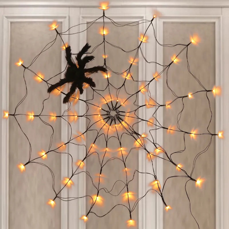 Halloween Spider Web Lights