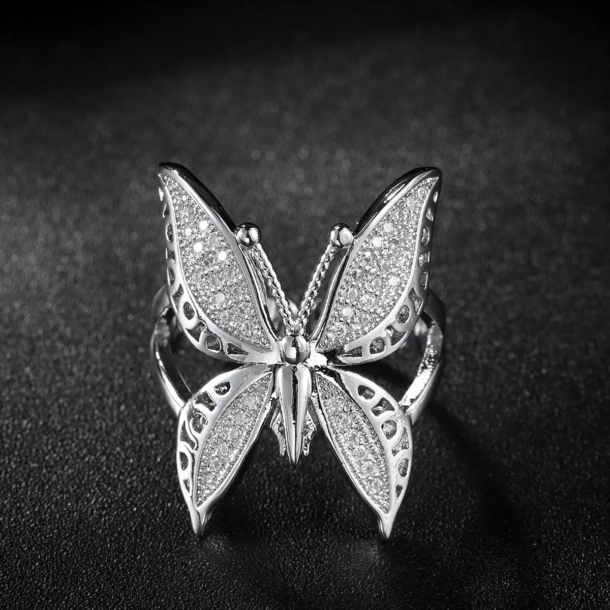 Luxury Butterfly Rings