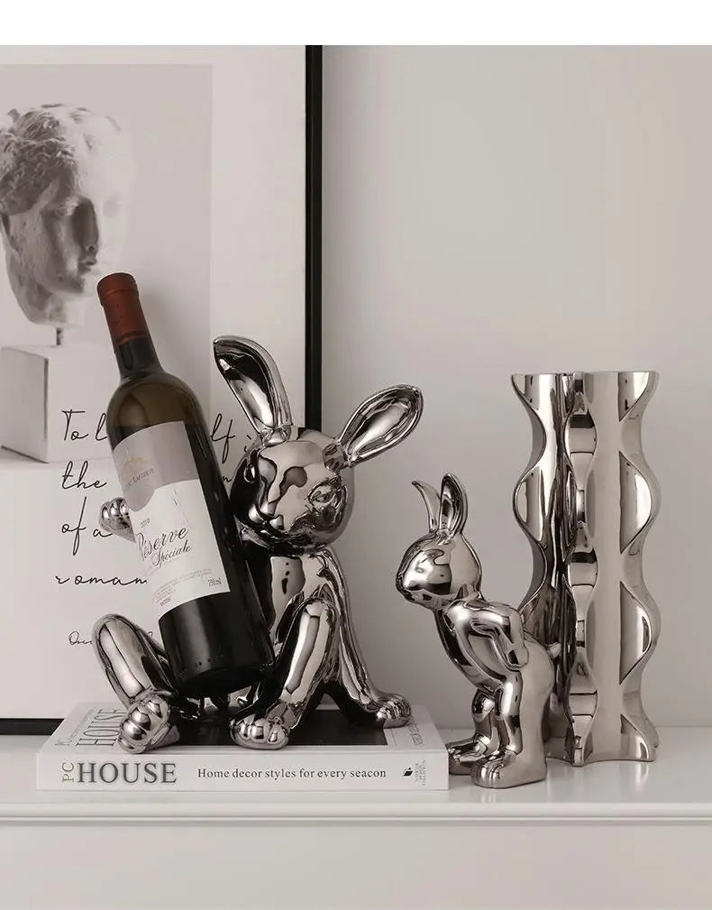 Creative Rabbit Wine Rack