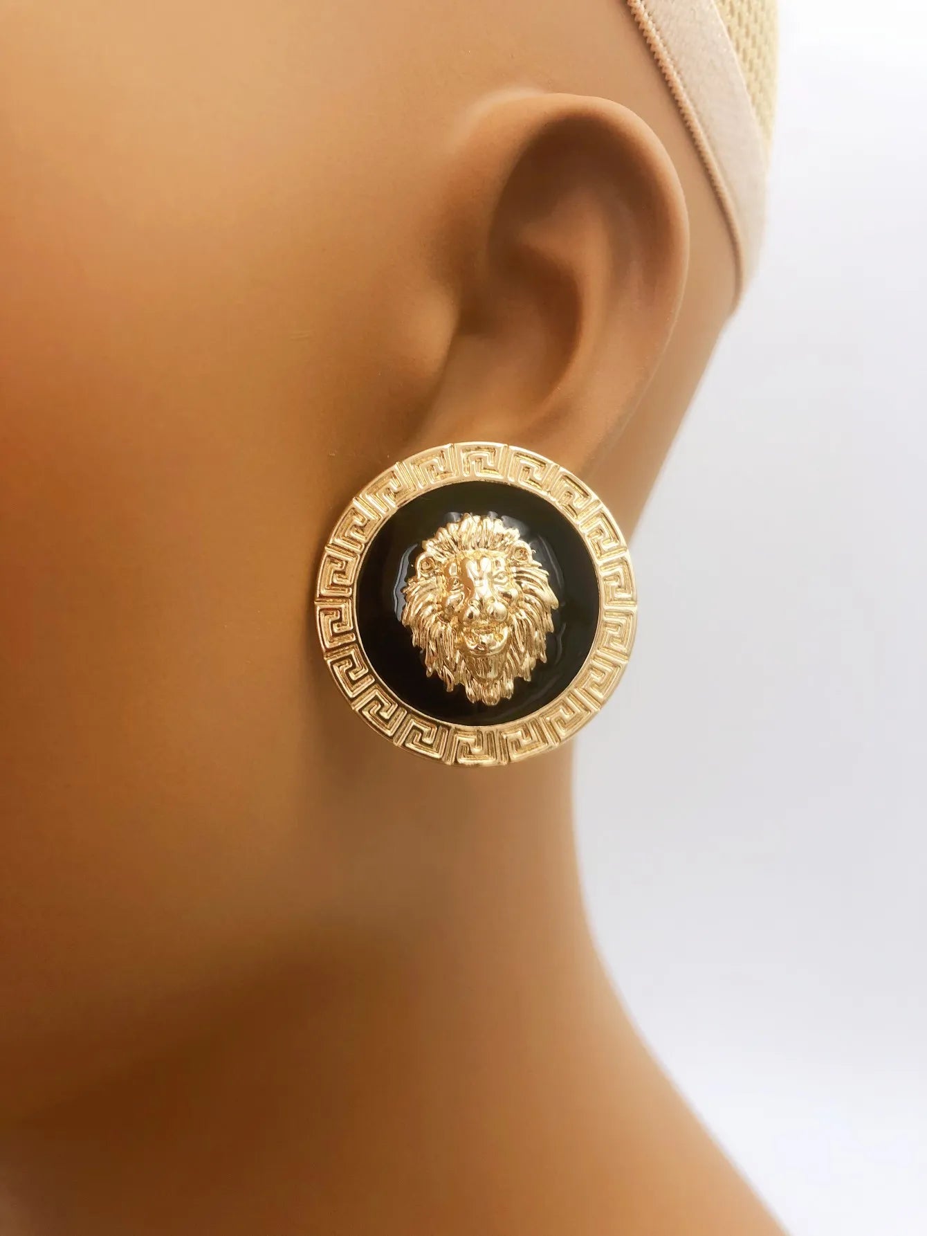 Luxury  Lion Head Earrings