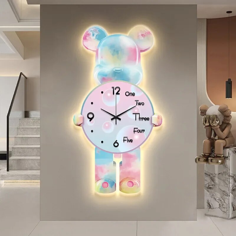 Unique Bear Wall Clock