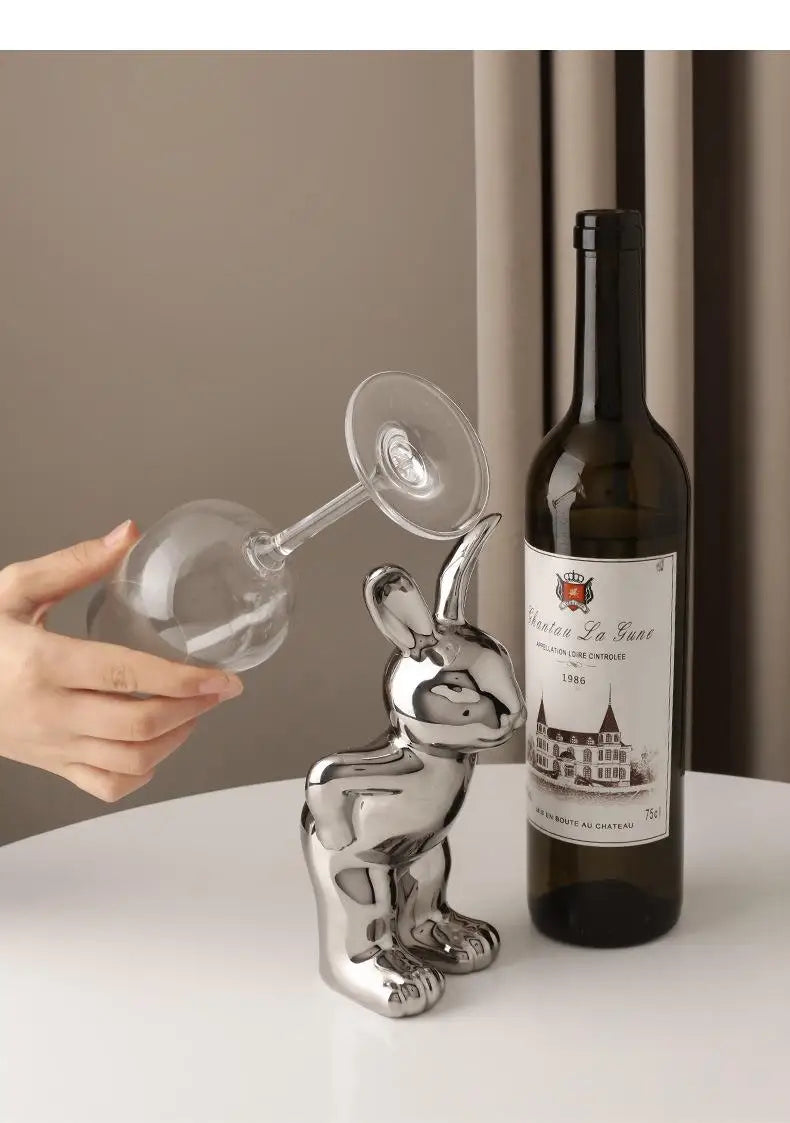 Creative Rabbit Wine Rack