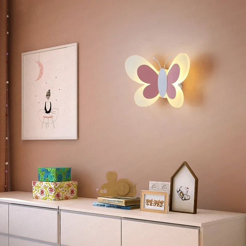 Cute Butterfly girl room lamp