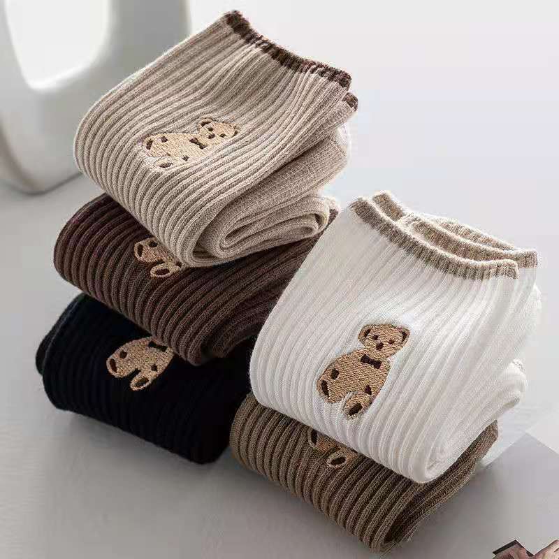 cute Bear trend socks