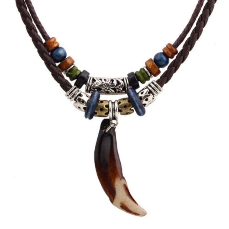 Unique Wolf Tooth Necklace