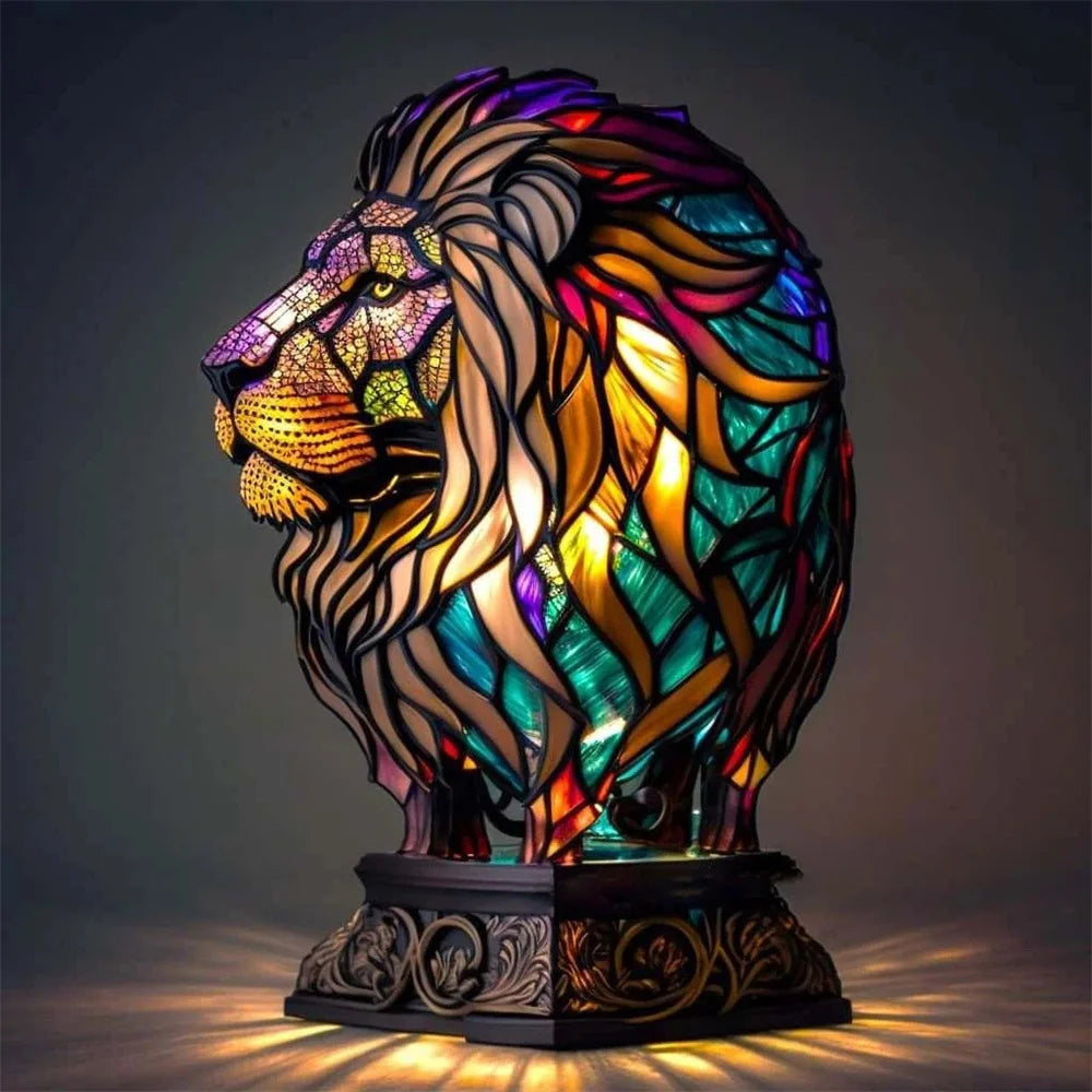 Luxury Lion Table Lamp