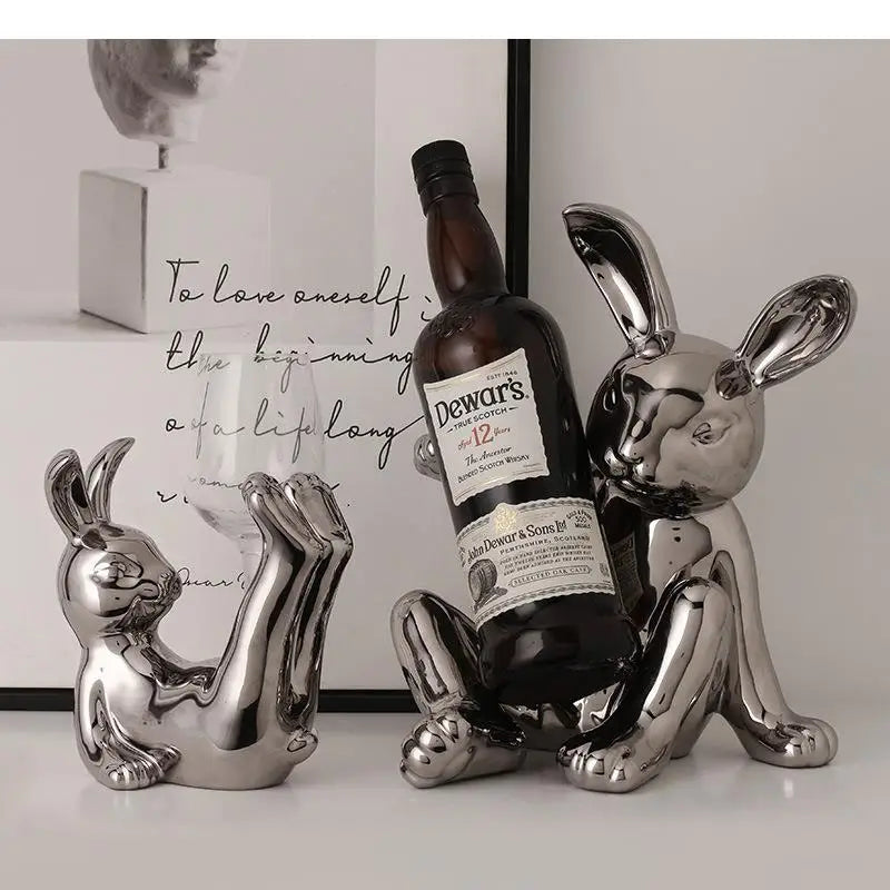 Creative Rabbit Wine Rack