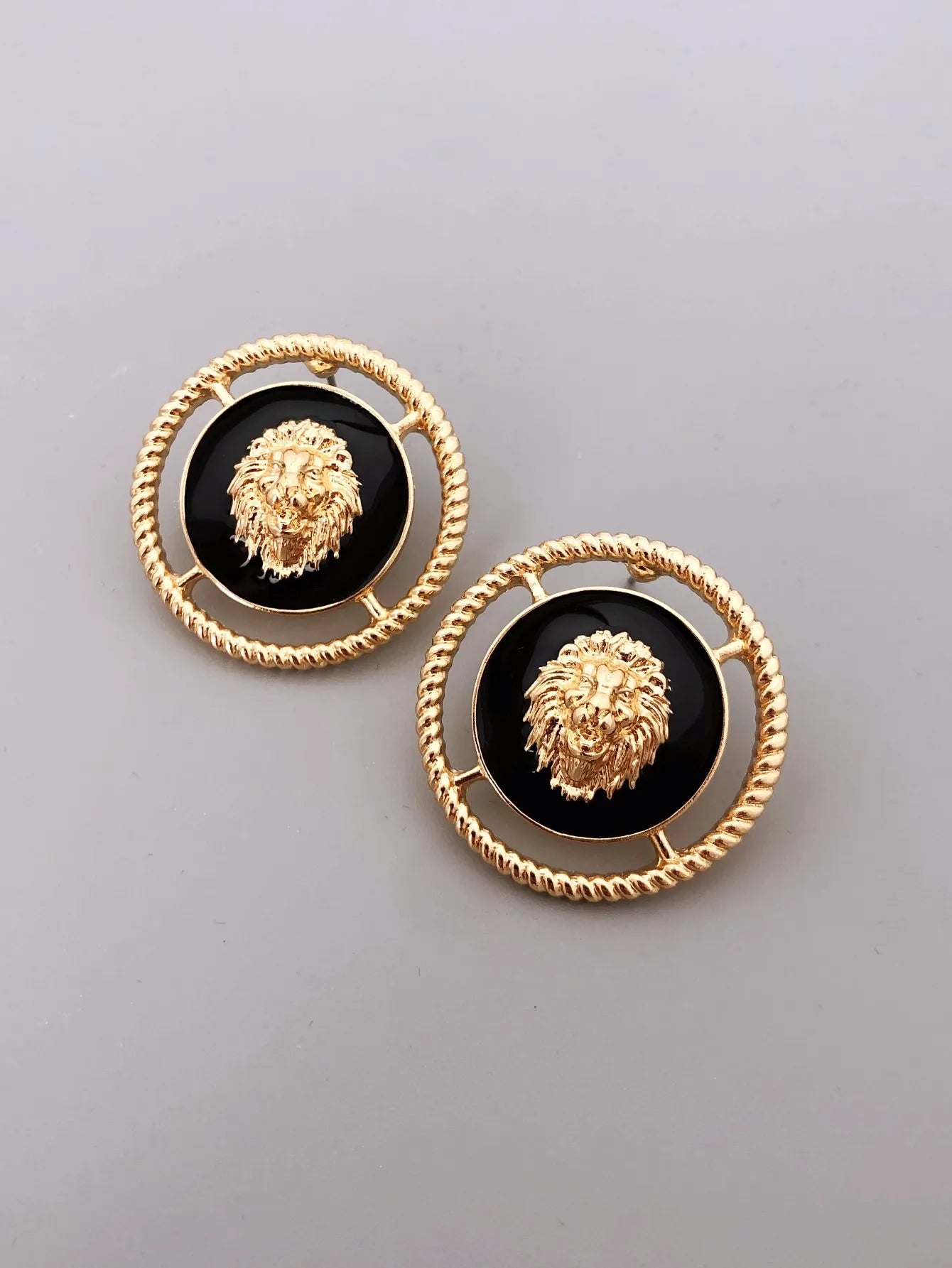 Luxury  Lion Head Earrings