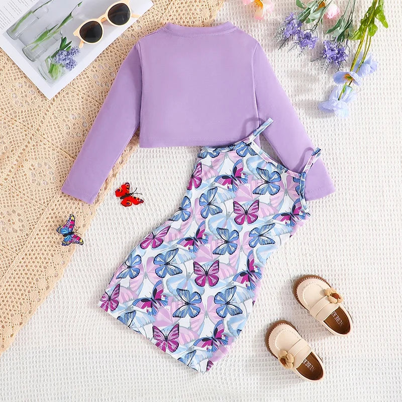 Luxury Butterfly Clothing Set