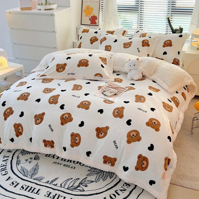 Unique bear Bedding Set