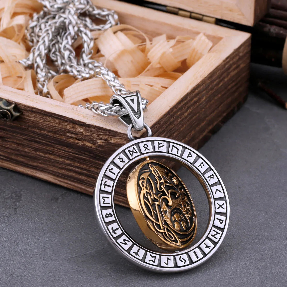 Amazing Vikings Wolf Necklace