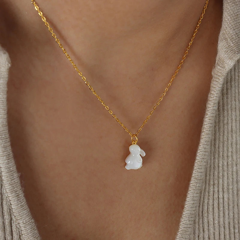 Simple Rabbit Necklace