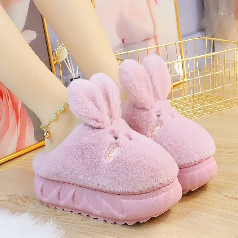 Adorable Platform Bunny Slippers