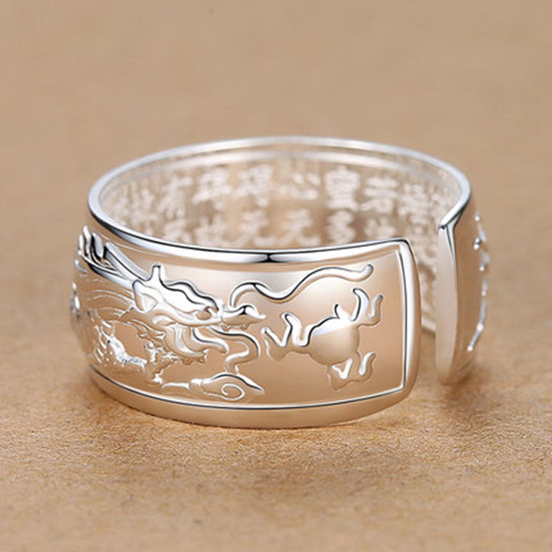 New S925 Silver Dragon Ring