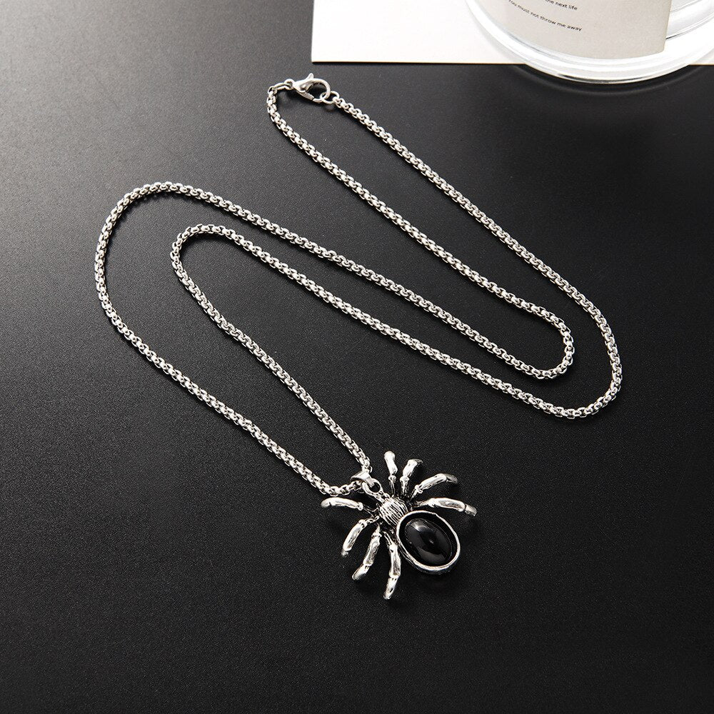 Gothic Spider Necklace