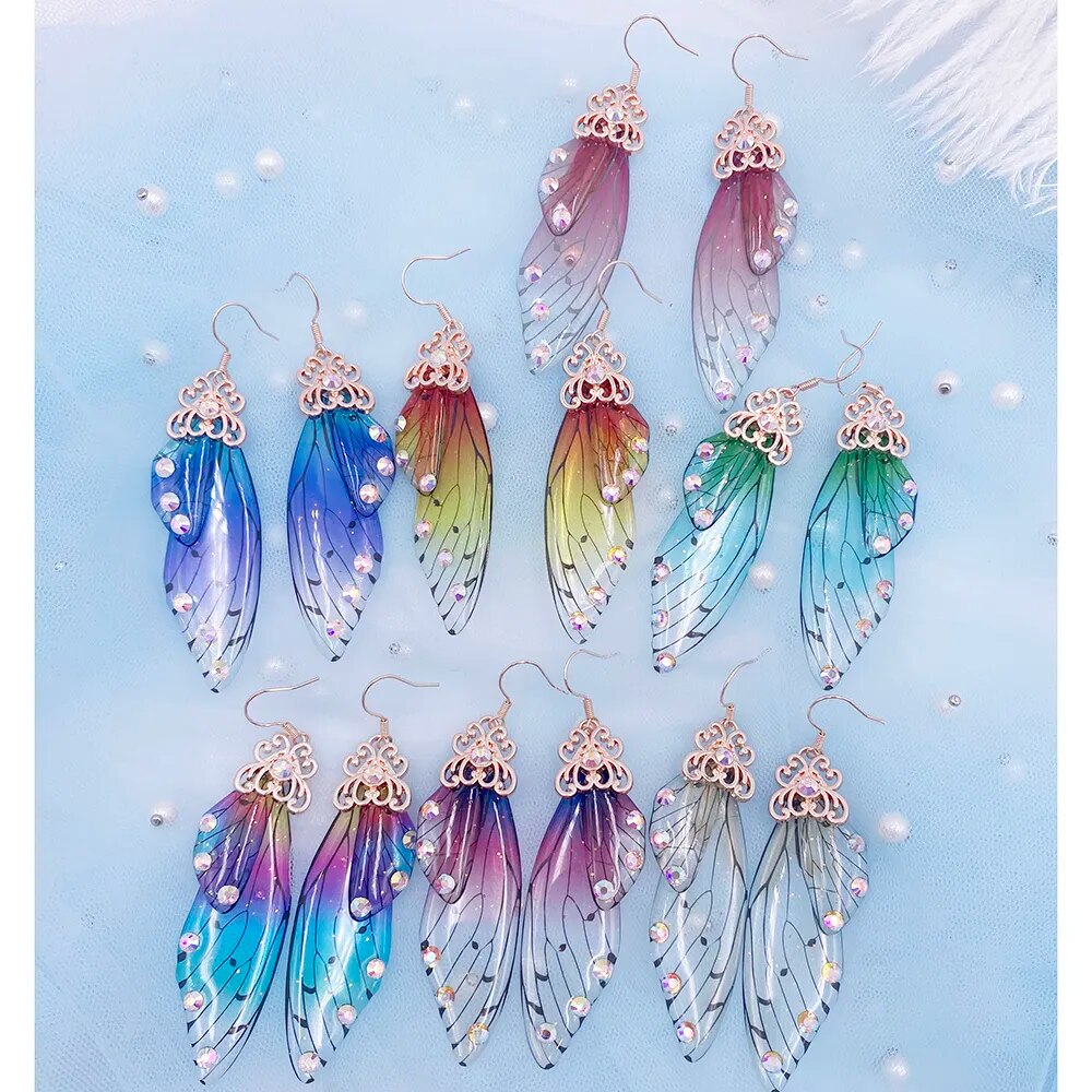 Cute Butterfly Wing Earrings