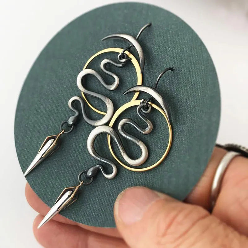 Unique Snake Earings